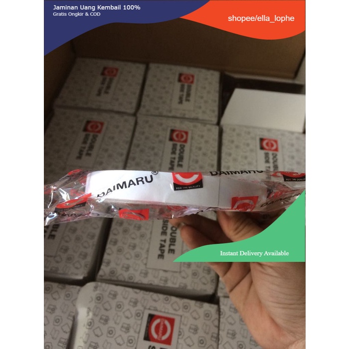 

Double Tape DAIMARU 12mm 12yard/Dabel/Doubel Tape/Double Sided 1/2 inch Muraaaahhhh