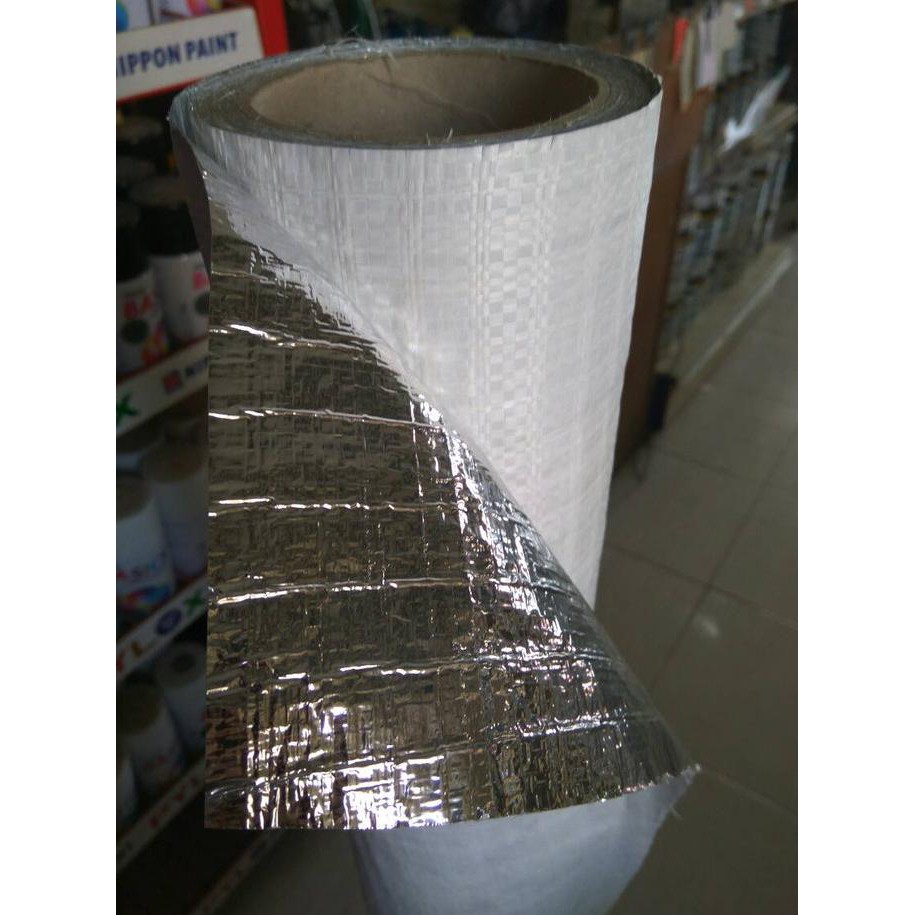 |Ready| Peredam Panas Atap / Insulasi Atap / Alumunium Foil Atap Harga 1 Meter