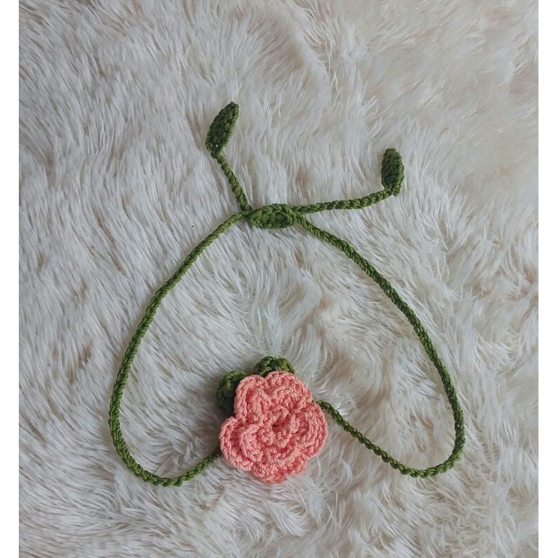bando bayi rajut bunga simple cantik terbaru murah tangan pertama