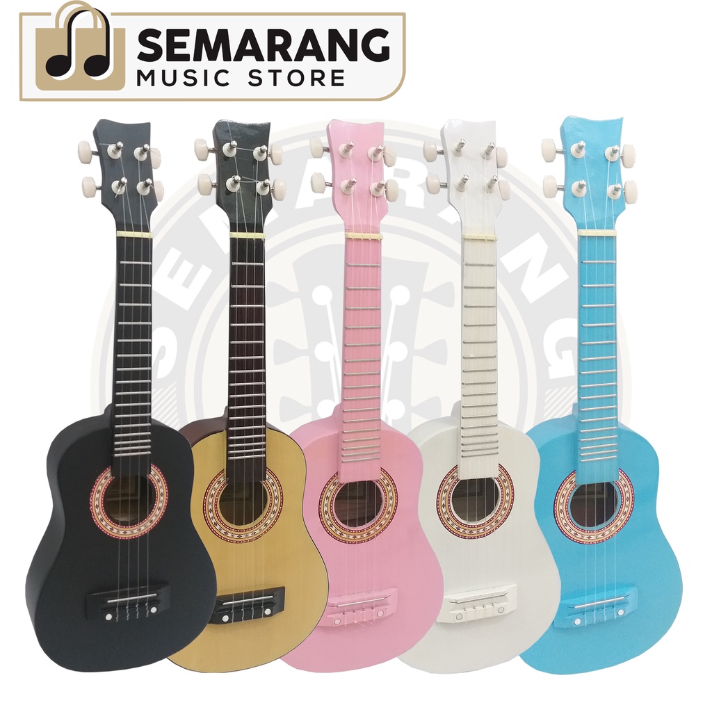 PROMO!!! Ukulele Senar 4 Packing Kayu Bonus Pick