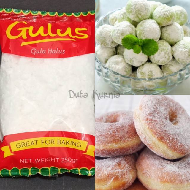 Gula Halus Gulus 250 gram Gula Donat Tabur Putih