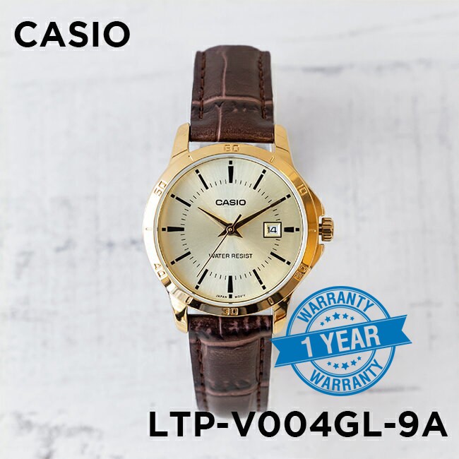 Jam tangan wanita Casio Original LTP-V004GL-9A / LTP-V004GL
