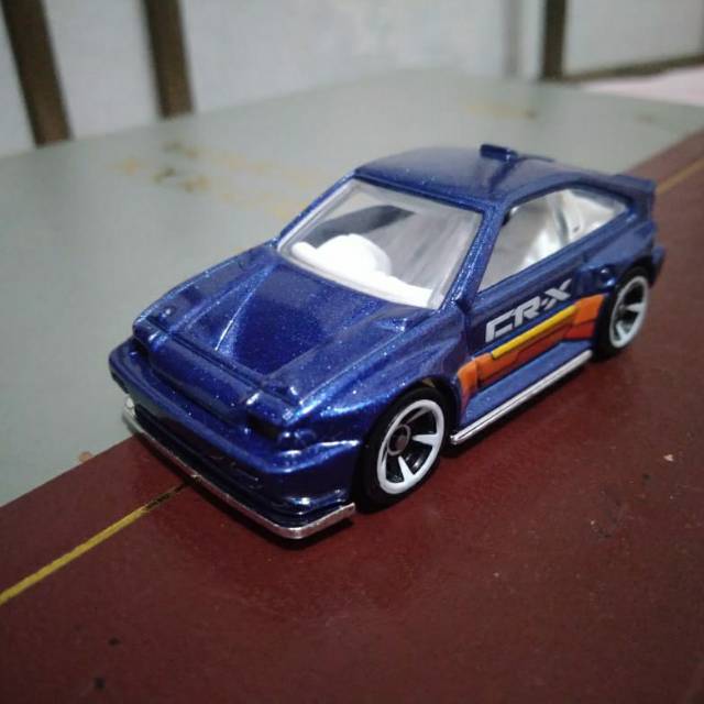 Hot wheels honda crx blue