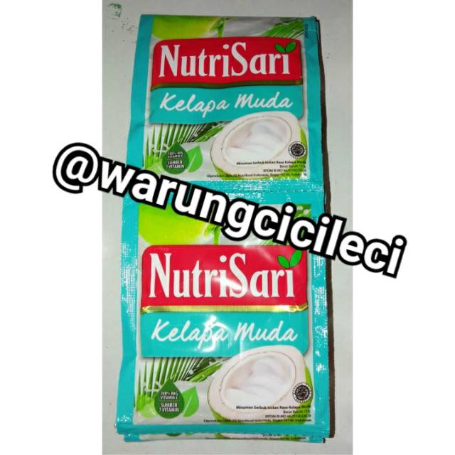 

NUTRISARI KELAPA MUDA 11g x 10pcs