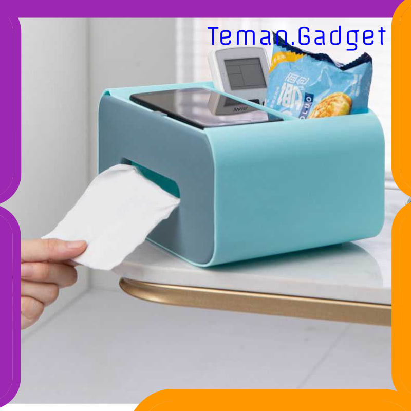 TG-DG2030 FIQILE KOTAK TISU ORGANIZER WITH SMARTPHONE HOLDER - ZJ012