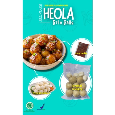 

Heola Bite Ball 250gr by Omoni - Korean Frozen Food - Makanan Halal ala Korea