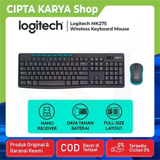 Keyboard Mouse Wireless Logitech MK275