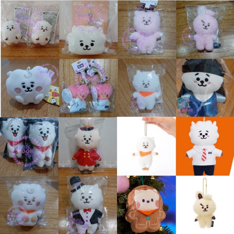 BT21 RJ&TATA GREEN PLANET, RJ JAPAN HARAJUKU,RJ PARTY,RJ 1ST ANNIV BAGCHARM READY(TOLONG BACA KET)10