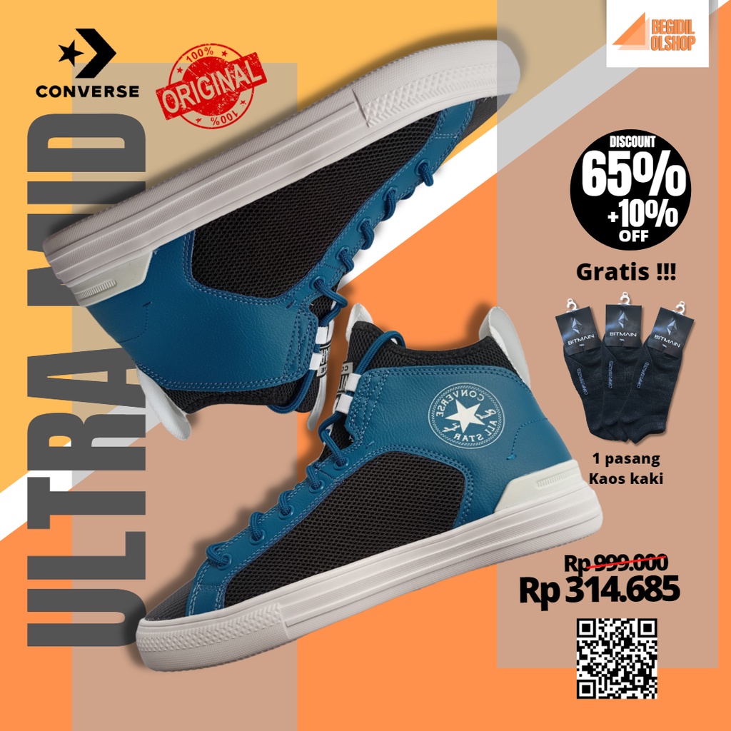 CONVERSE CTAS ULTRA MID CAPE (168838C) Promo Diskon 65%+10%