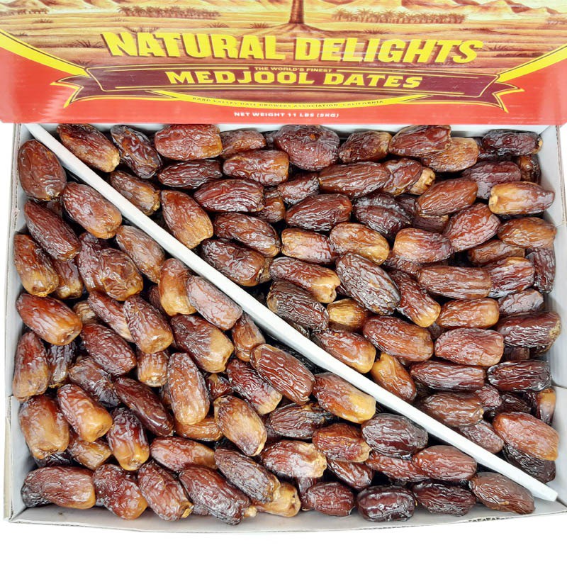 

BARU!! Medjool Natural Delight 5Kg - Kurma Medjool California / Kurma Mejoul Fresh Dates / Elshanum