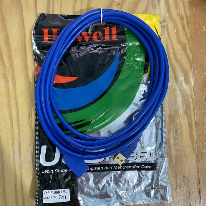 Kabel USB 3.0 Extension 3M - USB Extender Perpanjangan 3 Meter Howell