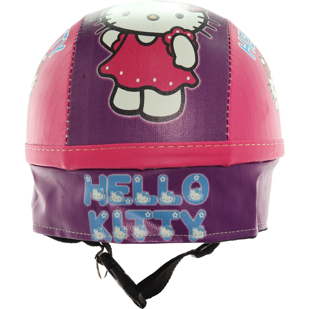 Helm Anak Untuk Usia 1-4 Tahun Motif Hello Kitty - Pink Ungu