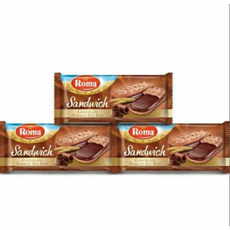 

Roma Sandwich Coklat 216gr