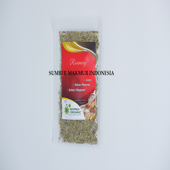 DAUN ROSEMARY CAP REMPAH ORGANIC 20 GRAM - ECERAN