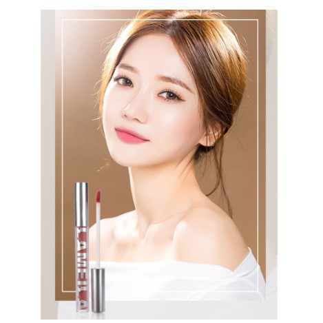 LAMEILA 2028 LIP GLAZE MATTE - Lipstick Anti Air - Lipstik Velvet - Lip Gloss