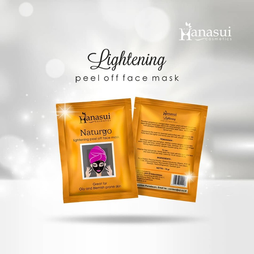 Hanasui Naturgo Peel Off Mask Sachet