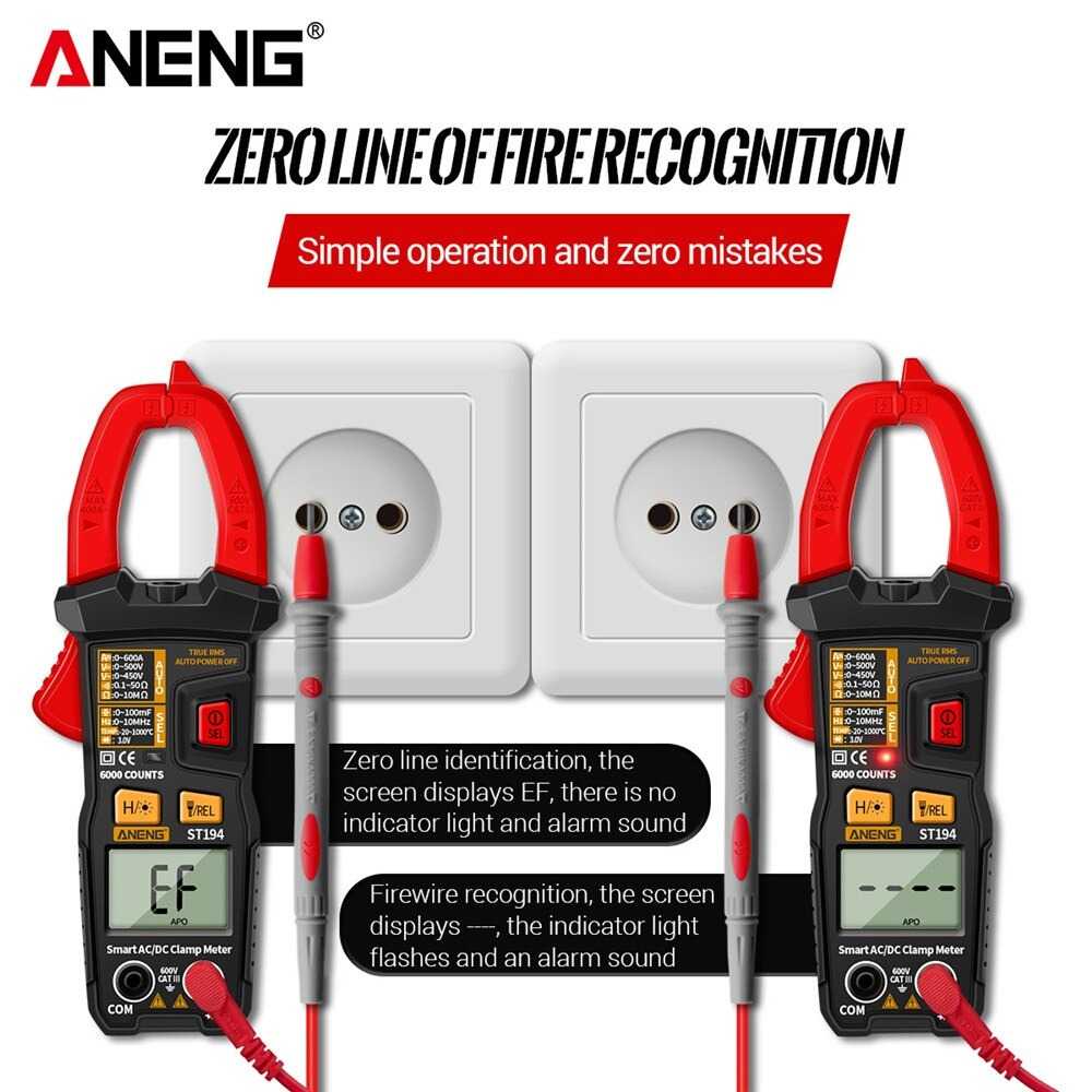 ANENG Digital Multimeter Voltage Tester Clamp - ST194