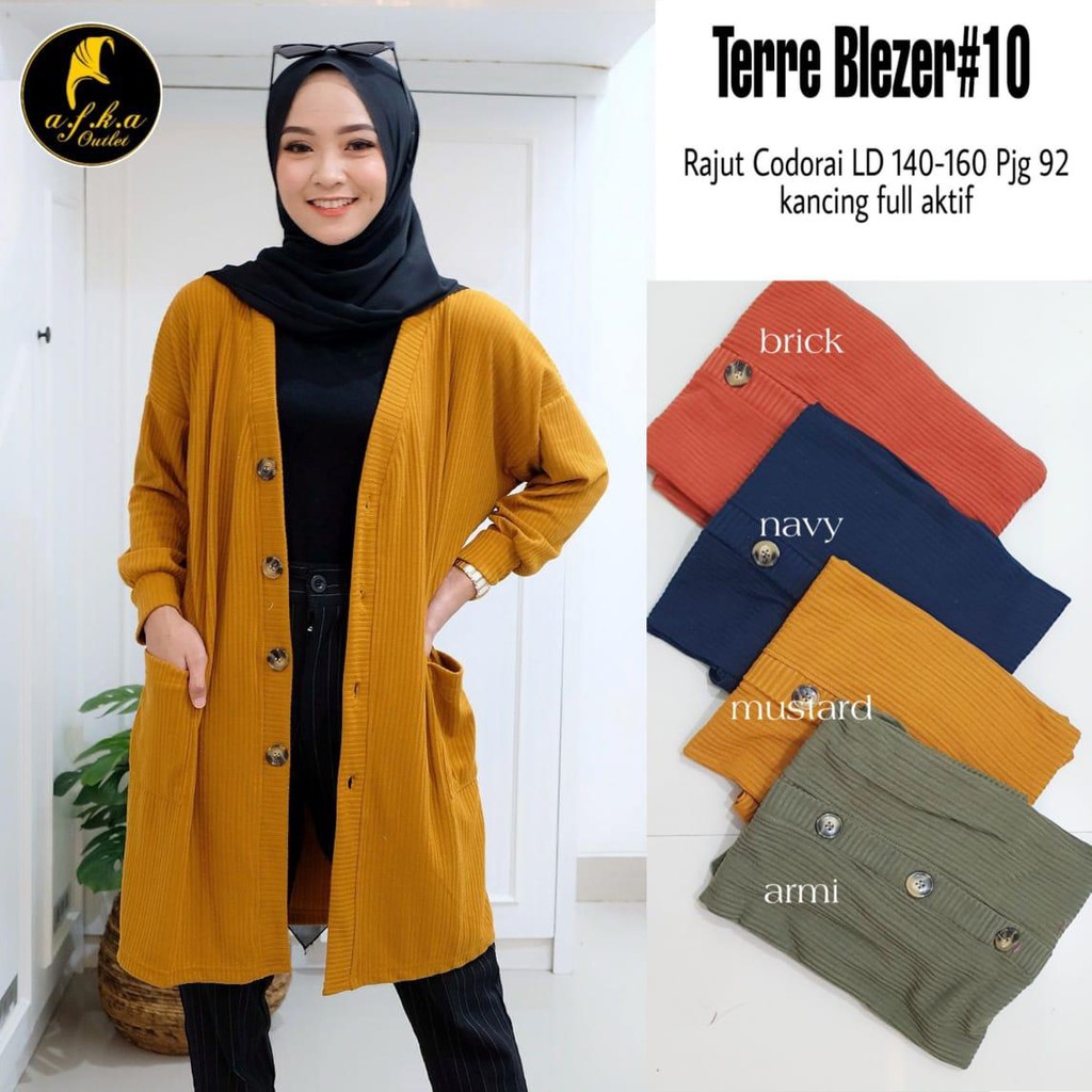 TERE BLAZER WANITA RAJUT PREMIUM