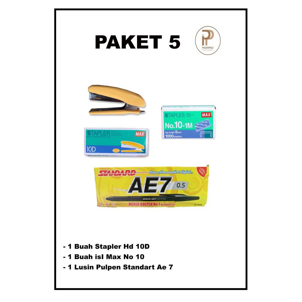 

Trendi Stapler Hd 10D Max + Isi Max No 10 + Pulpen Standart Ae 7 Diskon