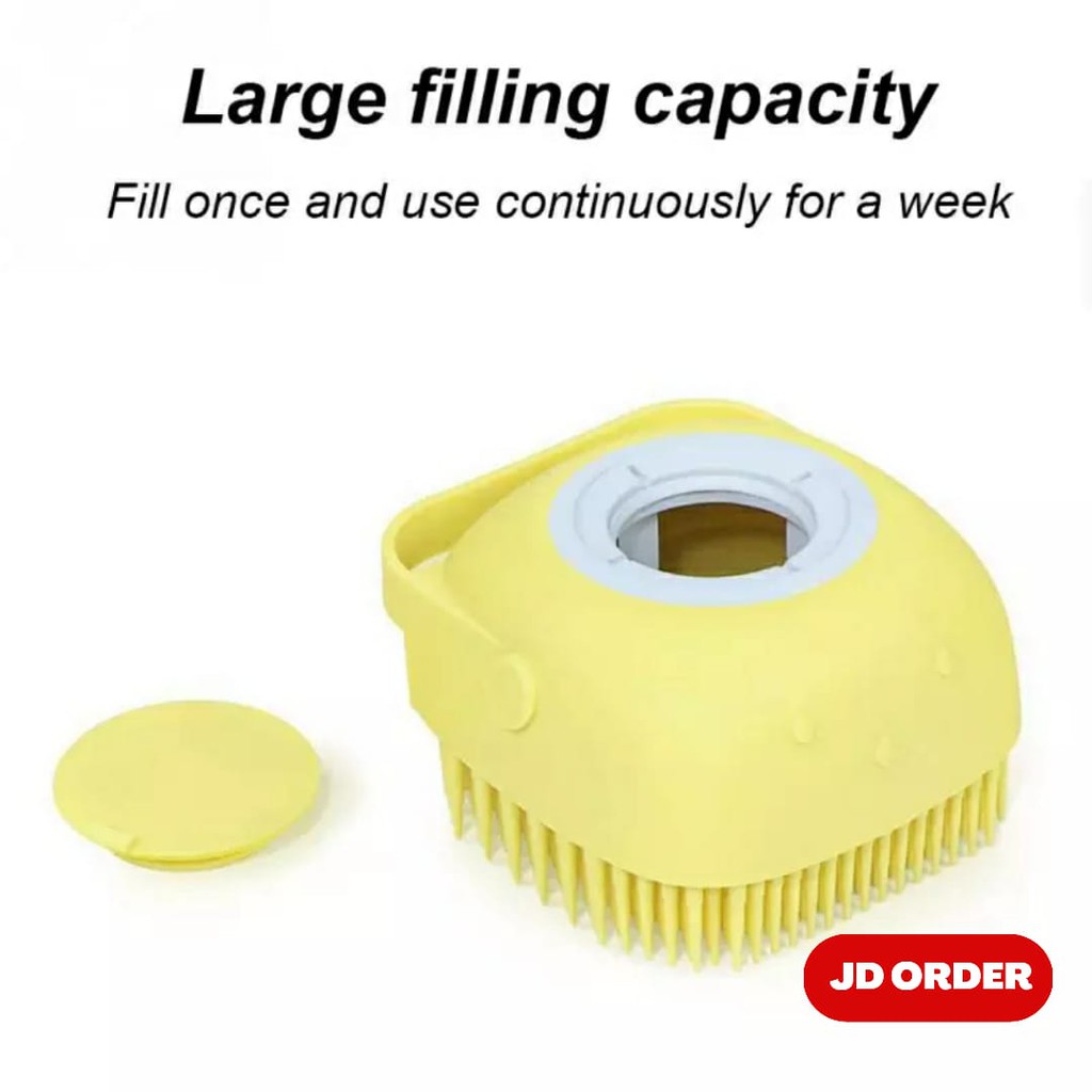 Sikat Mandi Silikon 80Ml Shower Brush Silicone Dispenser