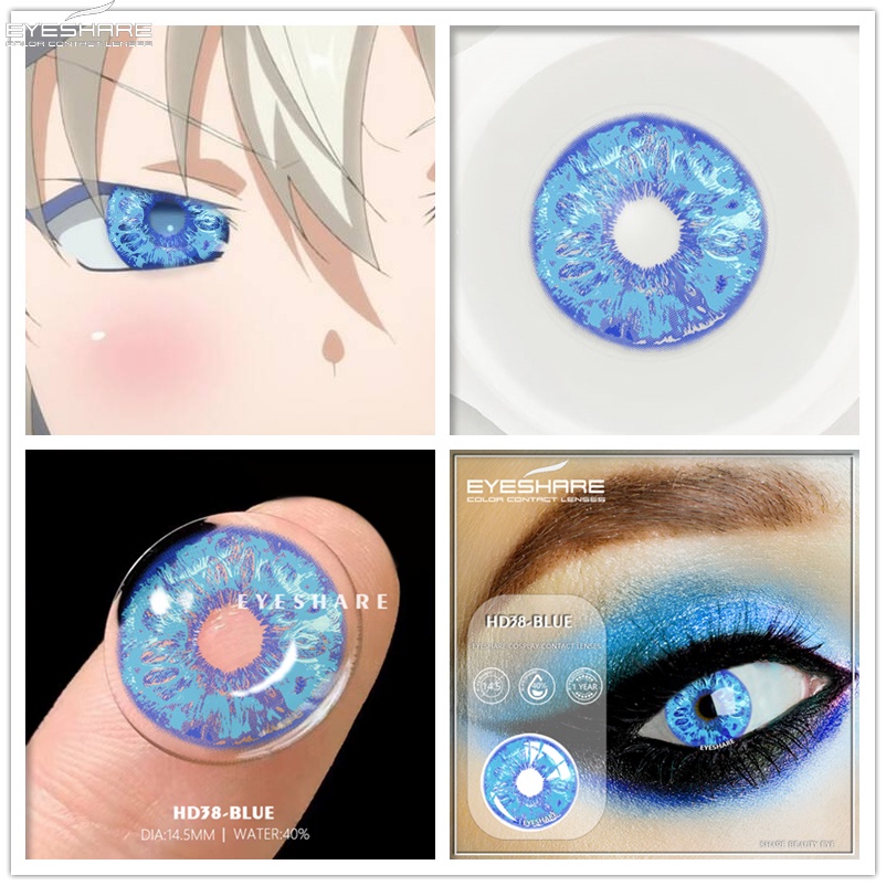 [✅COD &amp; READY STOCK] Lensa Kontak Mata Hitam Semua Softlens Soflens Harajuku Cosplay Manga Anime Naruto Uchiha Itachi Lensa Kontak Halloween DIA:14.5MM Kakashi