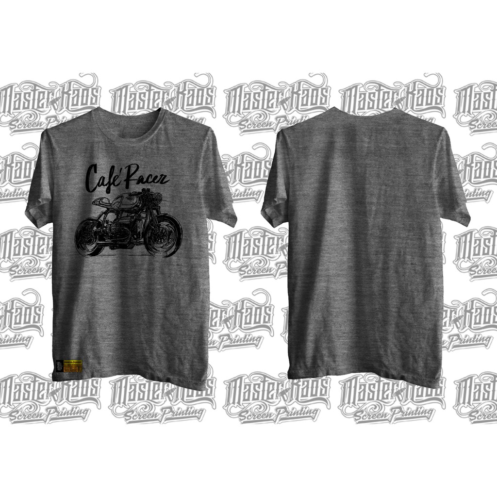 Kaos Motor Cafe Racer Custom Distro Pria Original Japstyle Racing Vintage Lengan Pendek Murah Keran