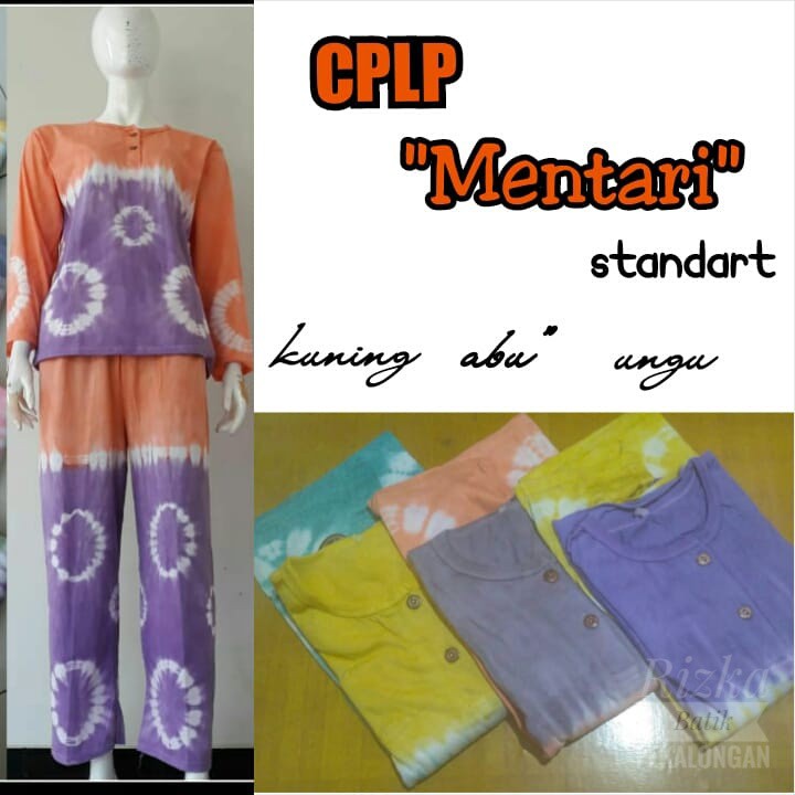 CPLP Baju Tidur Wanita Celana Panjang Lengan Panjang Batik Pekalongan