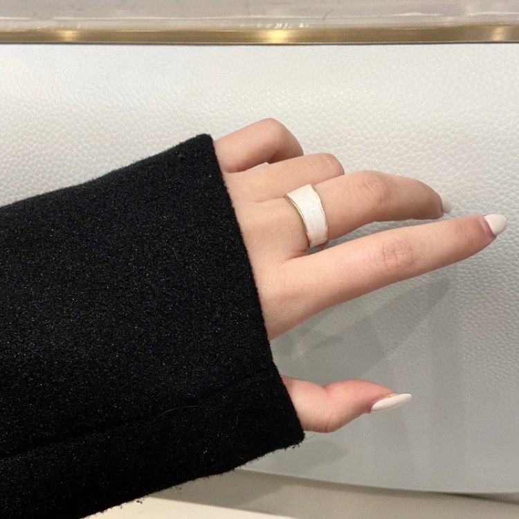 Simple Korea Ins Ring Irregular Design Retro Index Finger Ring