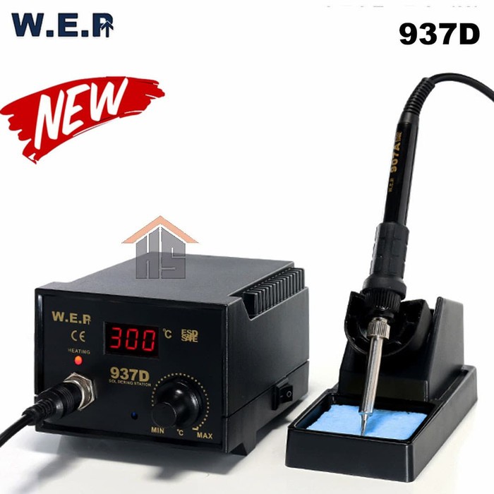 WEP 937D New Series Soldering Kit Iron Station 220V Thermo Control