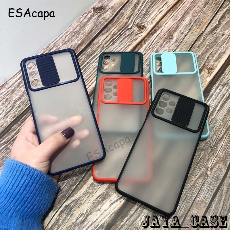 Slide Camera Softcase Samsung A52 - Samsung A52 Case Cover