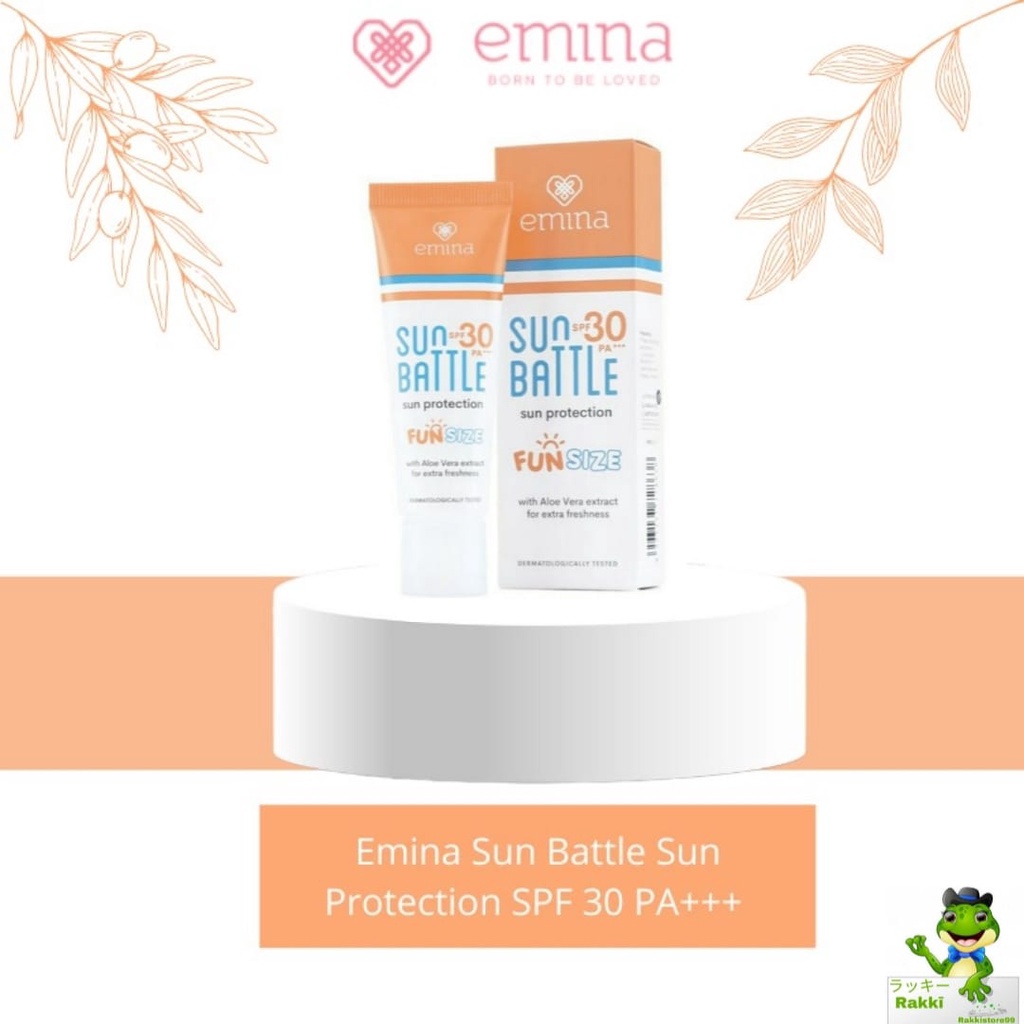 ❣️Rakkistore99❣️ Emina Sun Battle Spf 30 PA+++ -FUN SIZE 23ML