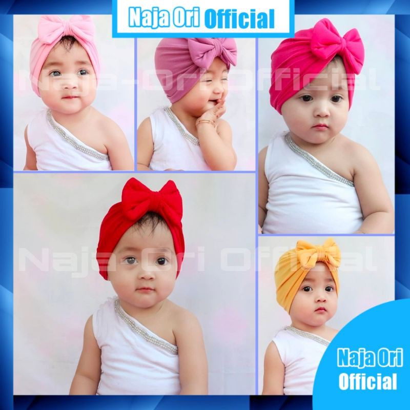 Turban Baby Turban Anak Perempuan  Newborn Sampai 1 dan 2 Tahun