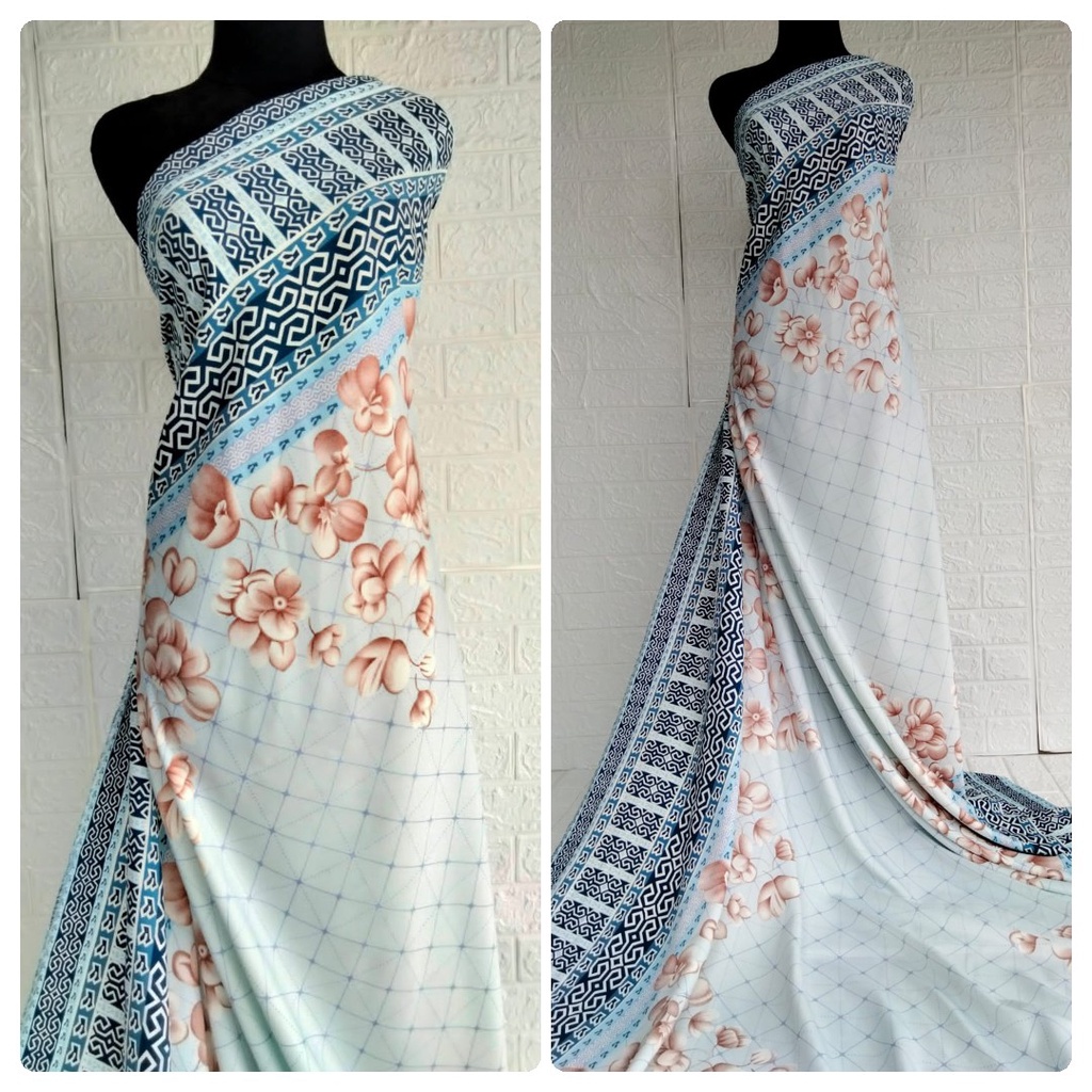 Kain Mxmara Motif Bunga Etnic harga setengah meter