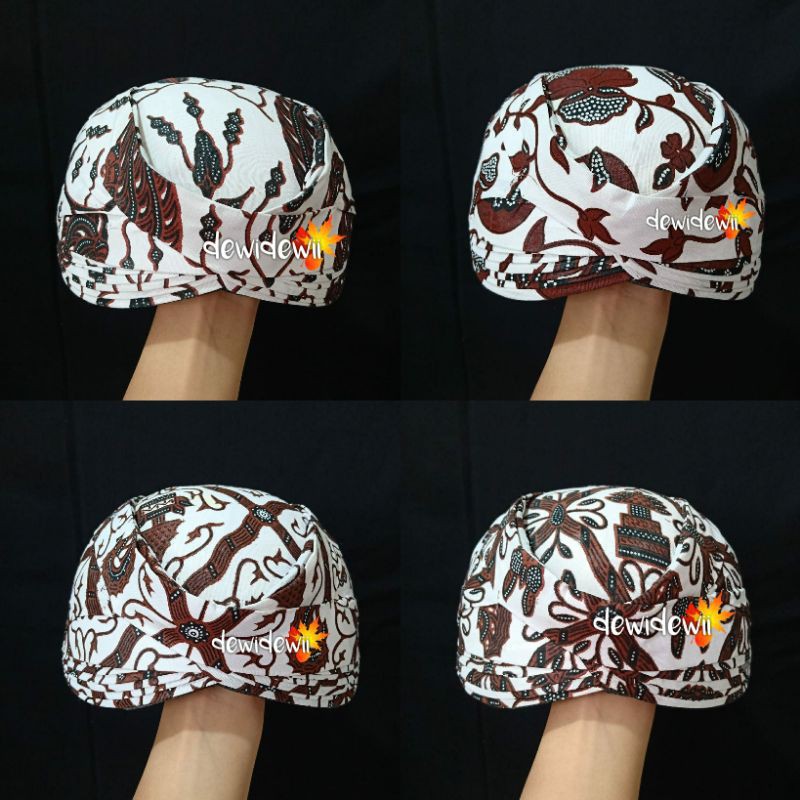 Blangkon SOLO Polos, Motif Batik (BANYAK PILIHAN MOTIF) ~ BSo
