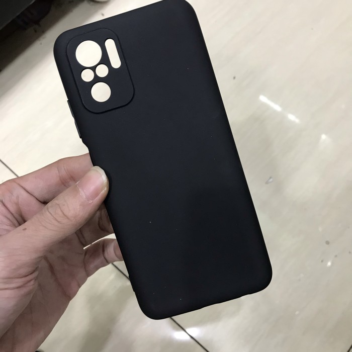 REDMI NOTE 10 4G PREMIUM BLACK MATTE CASE ORI 1.5MM CAMERA PROTECTOR