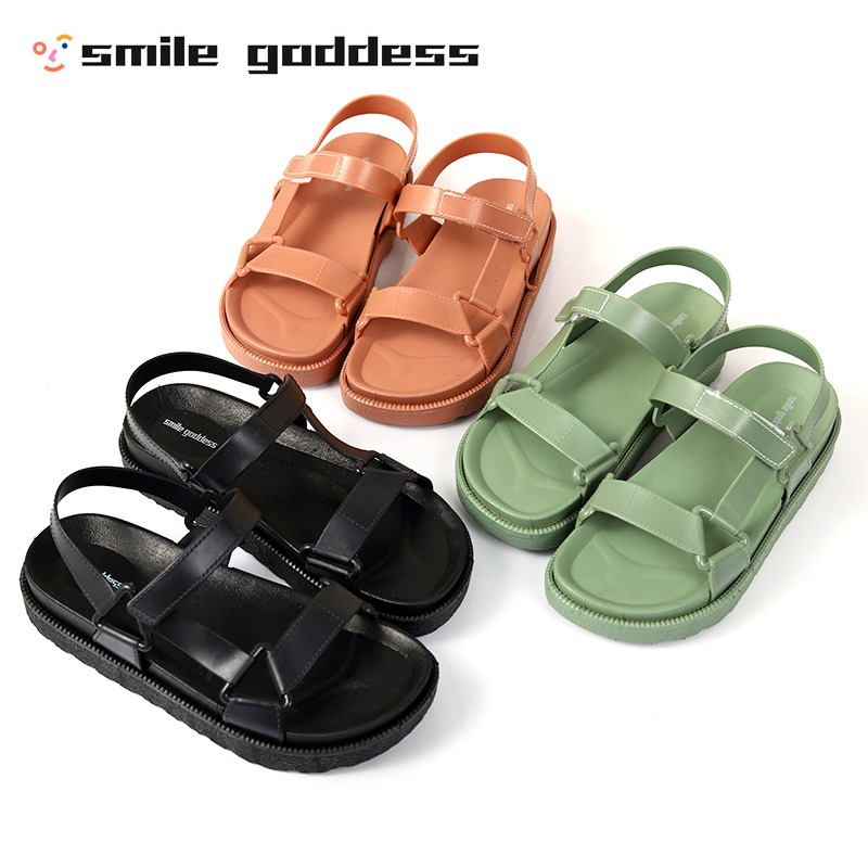 ASIN829- Sandal Wanita Import S32 Motif Tali Simple Dan Elegant