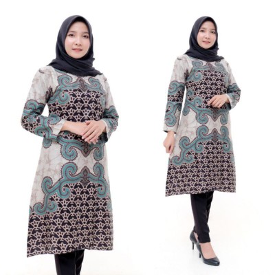 Tunik Batik Modern Anggun / Batik Atasan Wanita