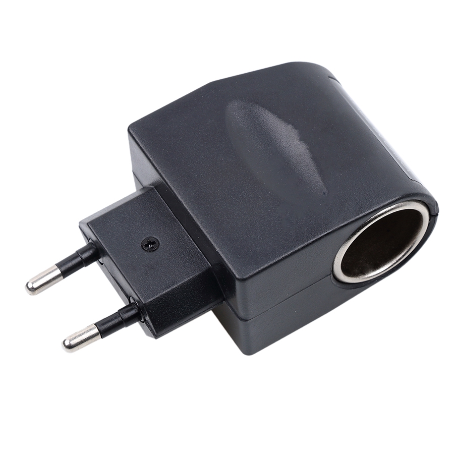 Adapter Konverter Pemantik Rokok Mobil Mini Daya AC 220V ke DC 12V