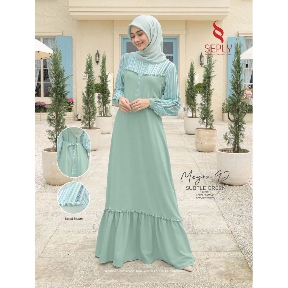 Cod Busana Muslim Gamis Seply Meyra 92 New Arrival Best seller