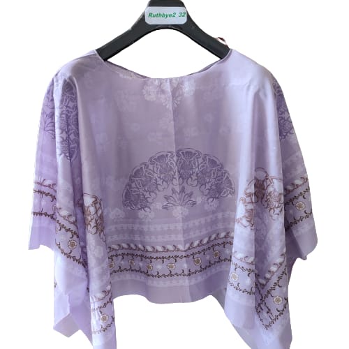 Ruthby Kimono Scarf / Scarf Outer / Outerwear / Outer Scarf-Kimono-Slavina Lilac