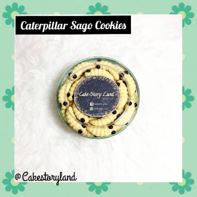 

Kue Ulat Sagu --Caterpillar Sago Cookies-- **Rasa Vanila dan Manis**