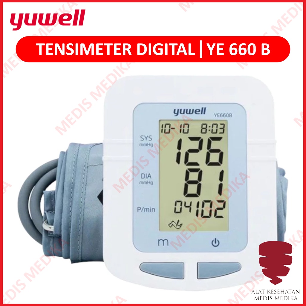 Tensimeter Digital YE660B Yuwell Intellisense Alat Cek Ukur Test Tes Tekanan Darah Tensi Meter YE660B