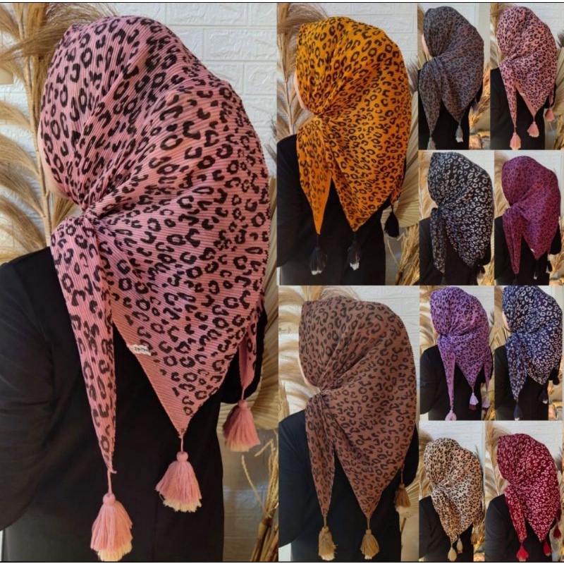 Hijab Plisket motif