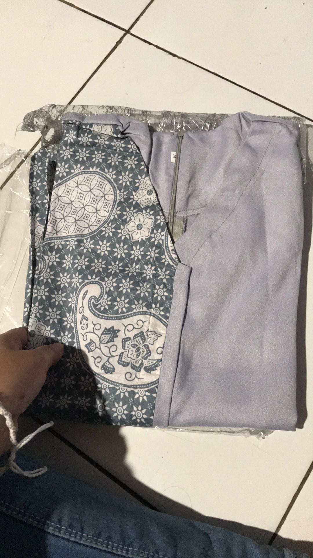 Tey-17 Batik Wanita Asj Sa Hrb026 Kenongo Kemeja Tosca Pendek