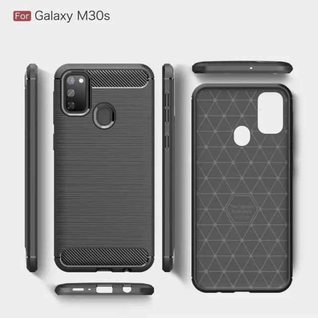 SOFTCASE SAMSUNG M30S - SLIM FIT CARBON SAMSUNG M30S M21 2019