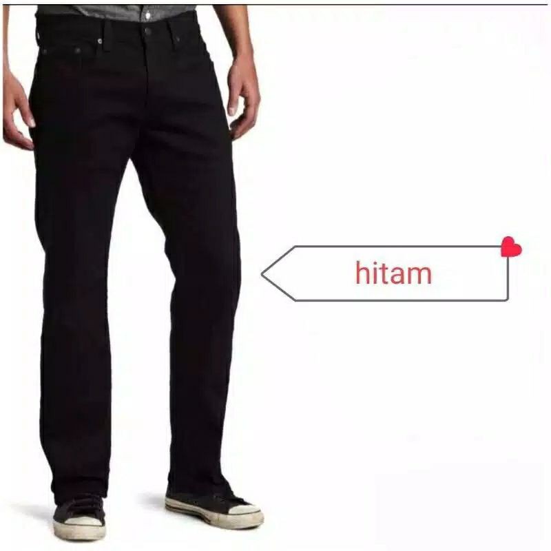 MURAH CELANA PANJANG JEANS STANDAR PRIA bisa bayar ditempat (COD) Straight/Reguler Fit