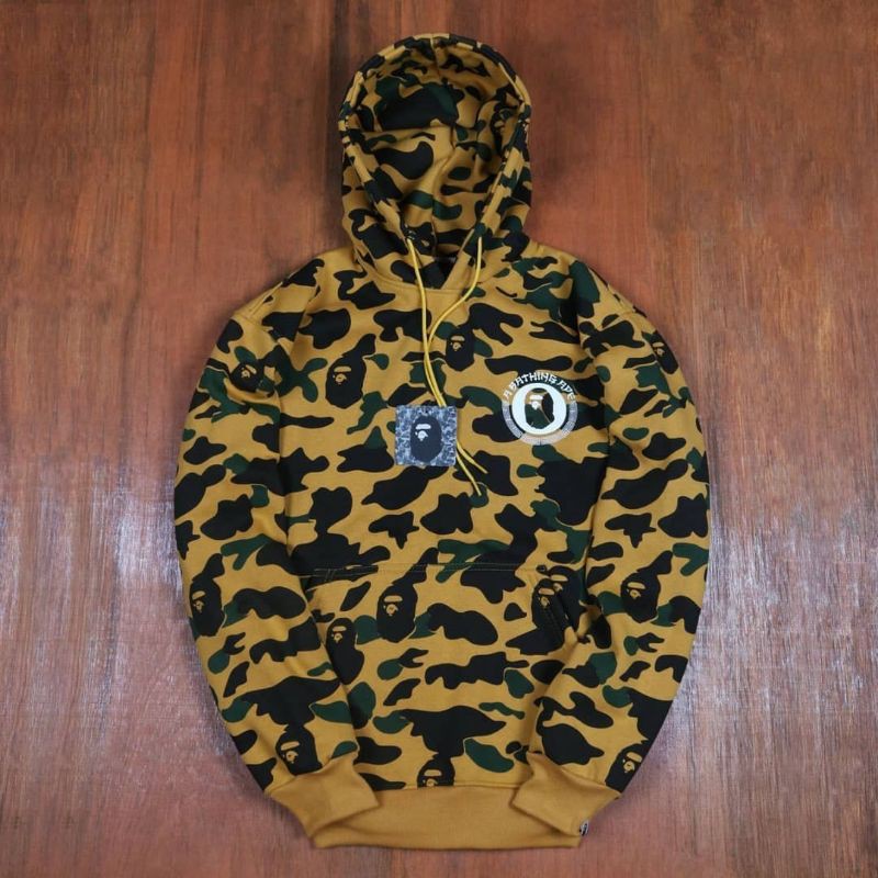Camo  Bape Hoodie Army Oversize
