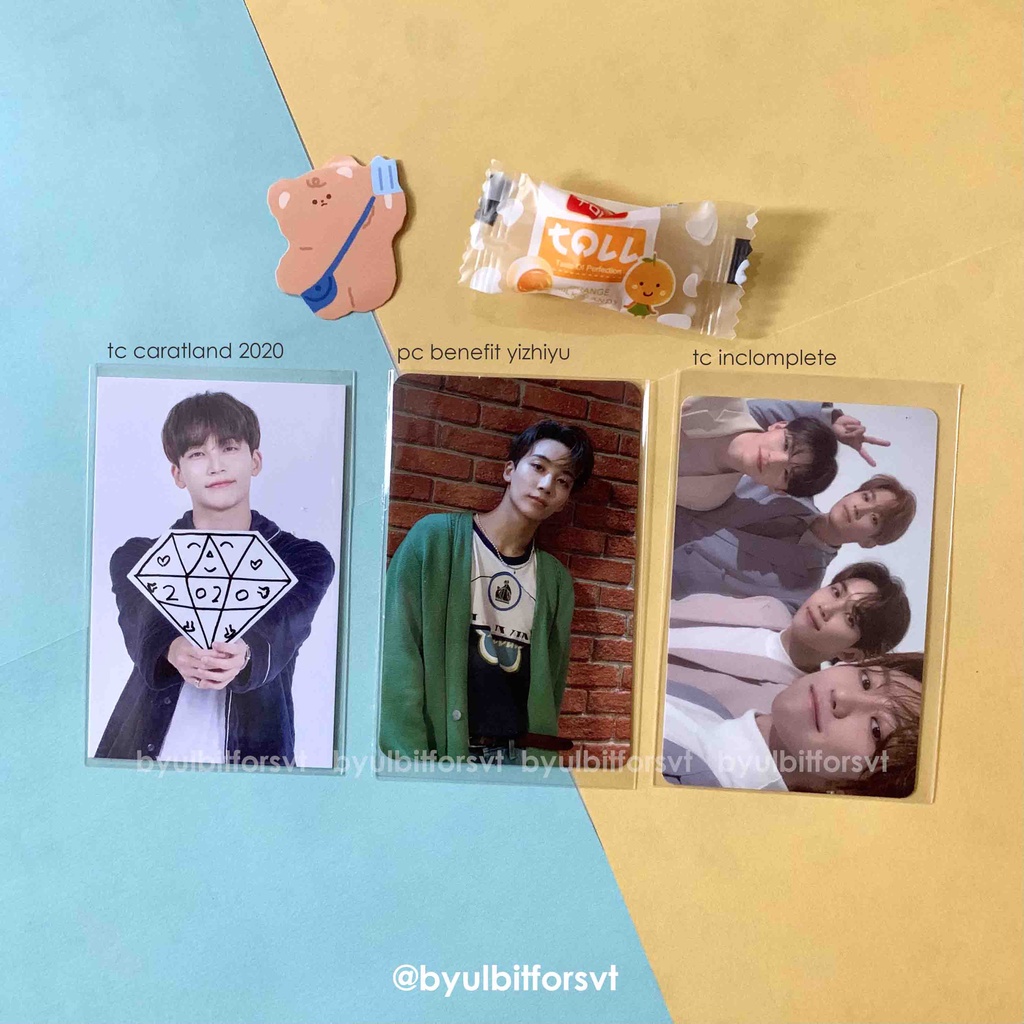 [ PROMO BUNDLE ] PC Seventeen Jeonghan Yizhiyu Semicolon, Caratland 2020, Incomplete (PHOTOCARD JEON