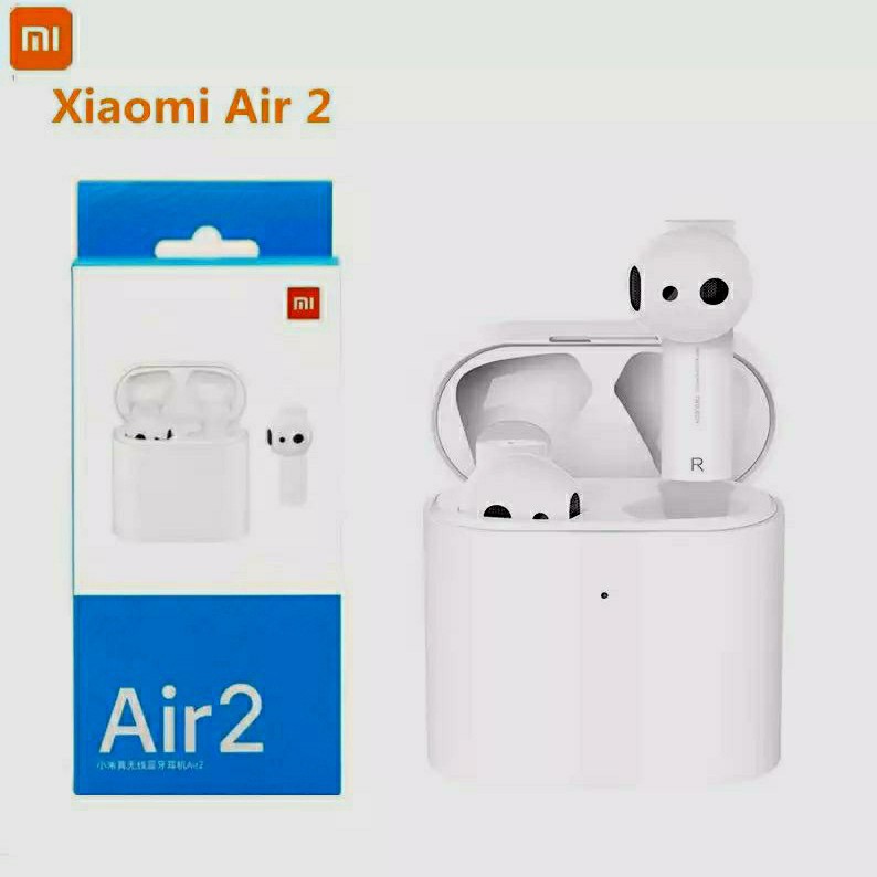 Xiaomi Redmi Airdots 2 TWS Headset Bluetooth 5.0 Wireless Bluetooth Xiao Mi Air Dots-Mi Air 2 TWS
