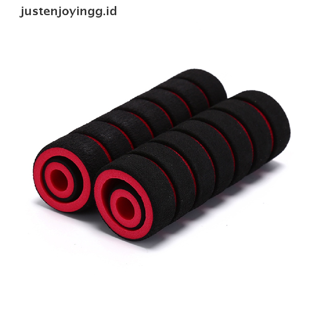 4pcs / set grip Stang Sepeda / Motor universal Bahan Busa Nyaman Warna Acak